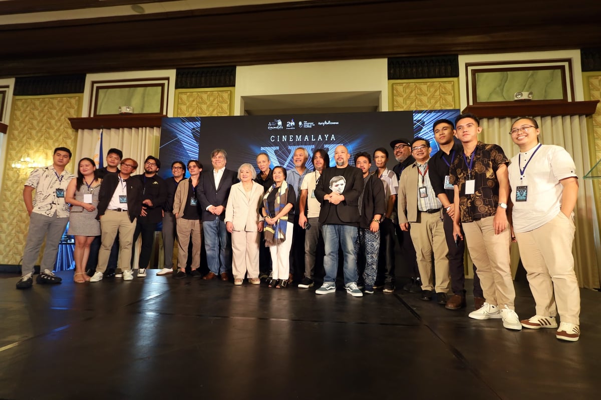 Cinemalaya 2024 officials with the full-length and short film directors.